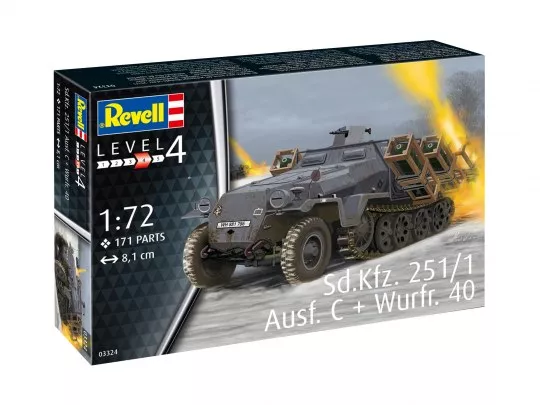 Revell - Sd.Kfz. 251/1 Ausf. C + Wurfr. 40